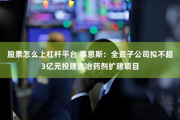 股票怎么上杠杆平台 赛恩斯：全资子公司拟不超3亿元投建选冶药剂扩建项目